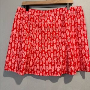 Rip Skirt Hawaii Leaf Pineapple Print Mini Skirt L